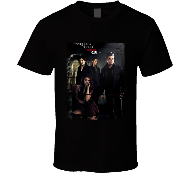 The Vampire Diaries Season 6 Tv Show Worn Look Drama Series T Shirt