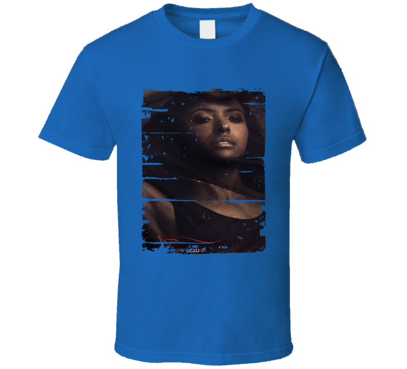 Bonnie Bennett Vampire Diaries Tv Show Worn Look Drama Series T Shirt Bonnie Bennett Vampire Diaries Tv Show Worn Look Drama Series T Shirt