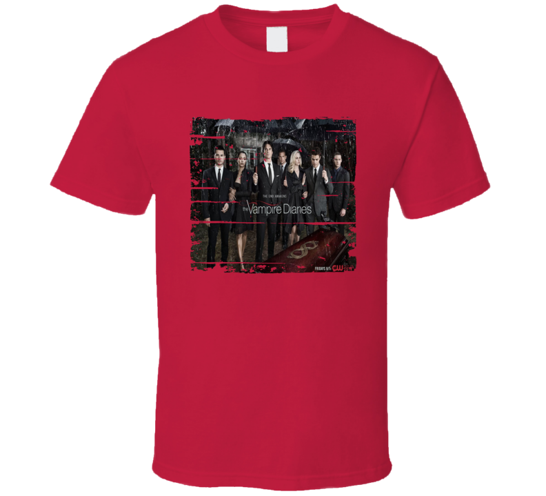 The Vampire Diaries Season 8 Tv Show Worn Look Drama Series T Shirt The Vampire Diaries Season 8 Tv Show Worn Look Drama Series T Shirt
