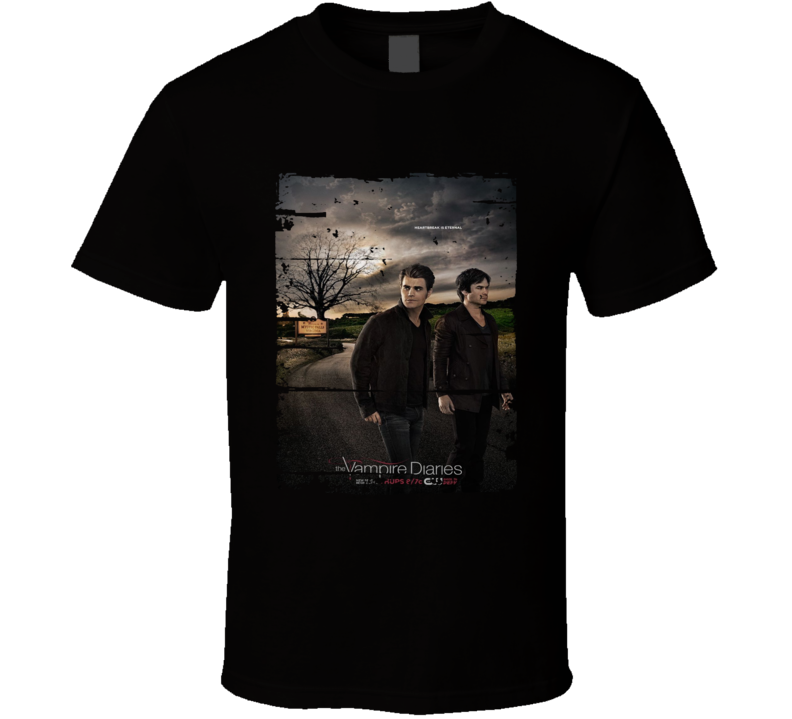 The Vampire Diaries Season 7 Tv Show Worn Look Drama Series T Shirt The Vampire Diaries Season 7 Tv Show Worn Look Drama Series T Shirt