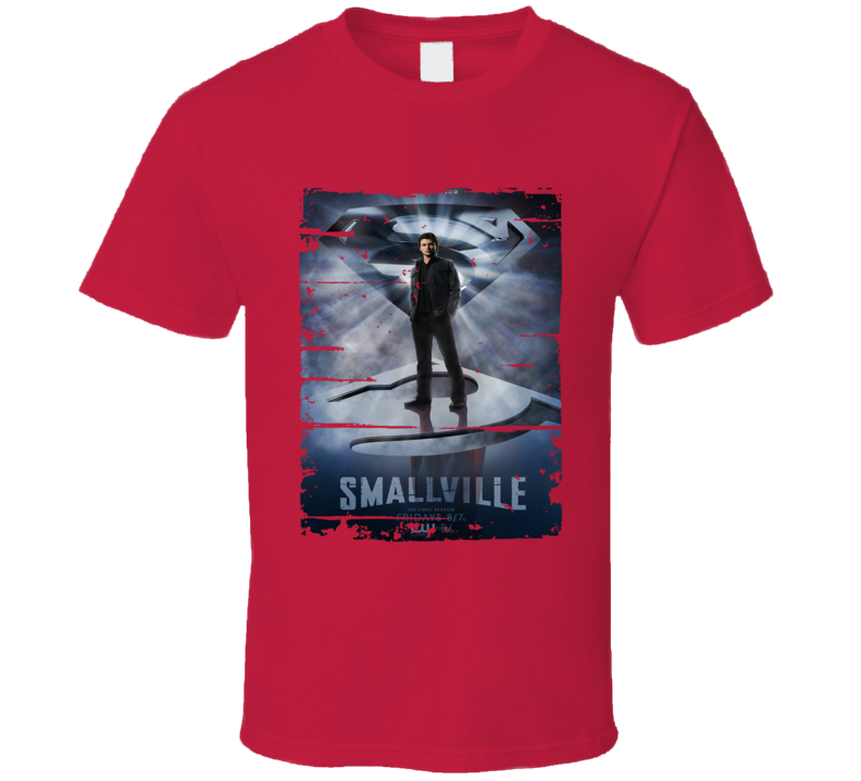 Smallville Season 10 Tv Show Worn Look Drama Series  T Shirt