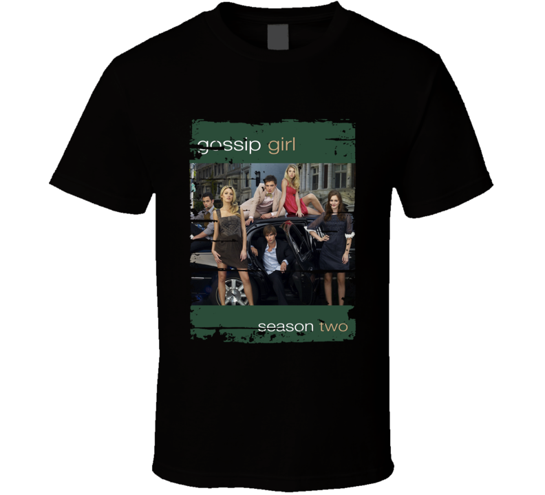 Gossip Girl Season 2 Tv Show Worn Look Drama Series Cool T Shirt