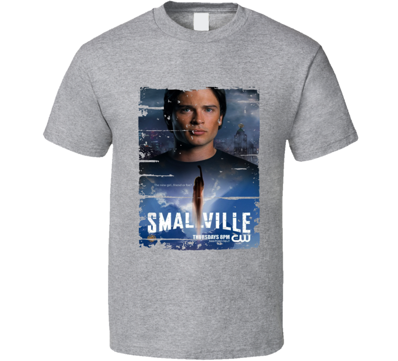 Smallville Season 7 Tv Show Worn Look Drama Series Cool T Shirt