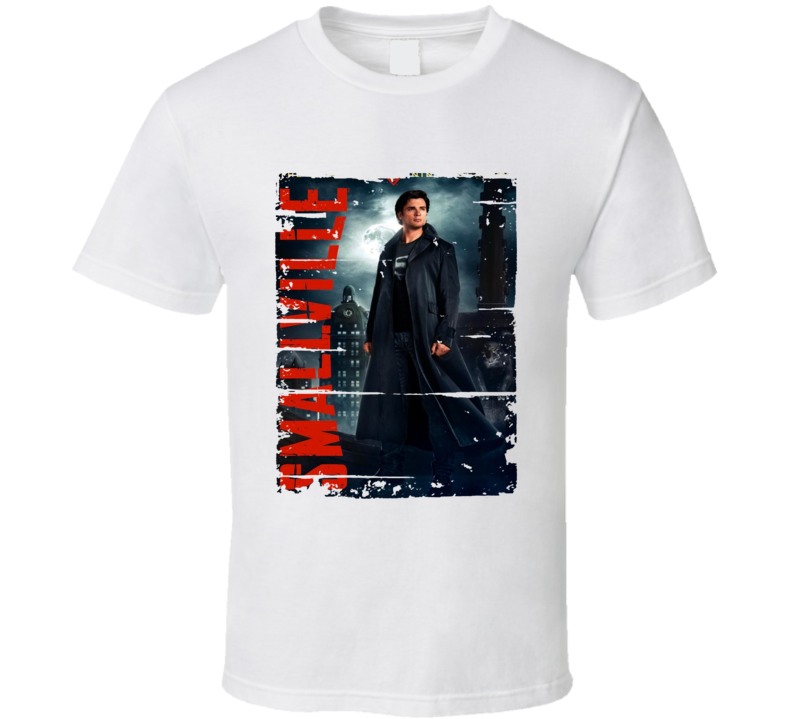 Smallville Season 9 Tv Show Worn Look Drama Series Cool T Shirt