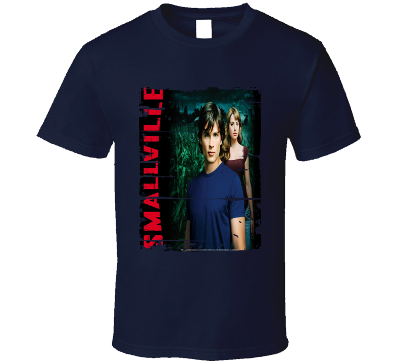Smallville Season 4 Tv Show Worn Look Drama Series T Shirt Smallville Season 4 Tv Show Worn Look Drama Series T Shirt