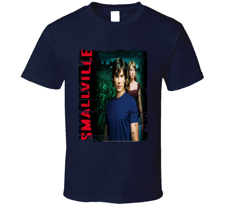 Smallville Season 4 Tv Show Worn Look Drama Series  T Shirt