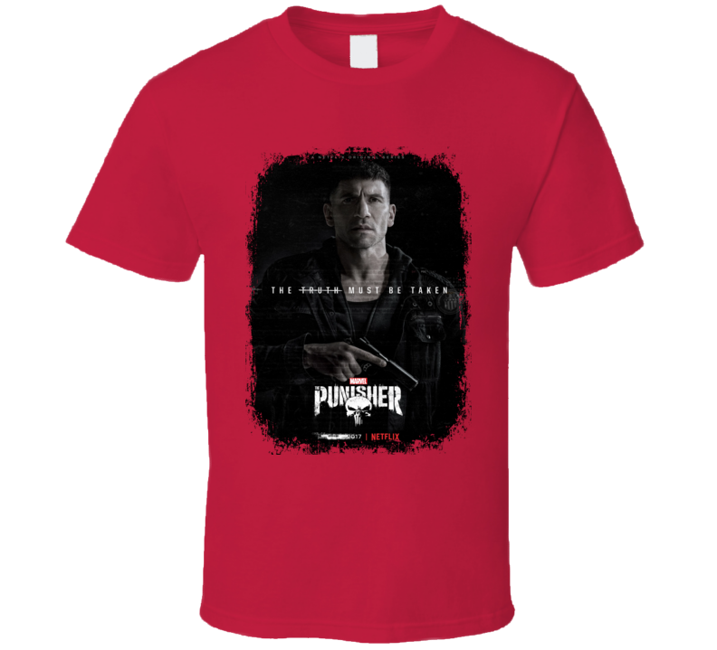 The Punisher Worn Look Tv Show Cool Series T Shirt The Punisher Worn Look Tv Show Cool Series T Shirt