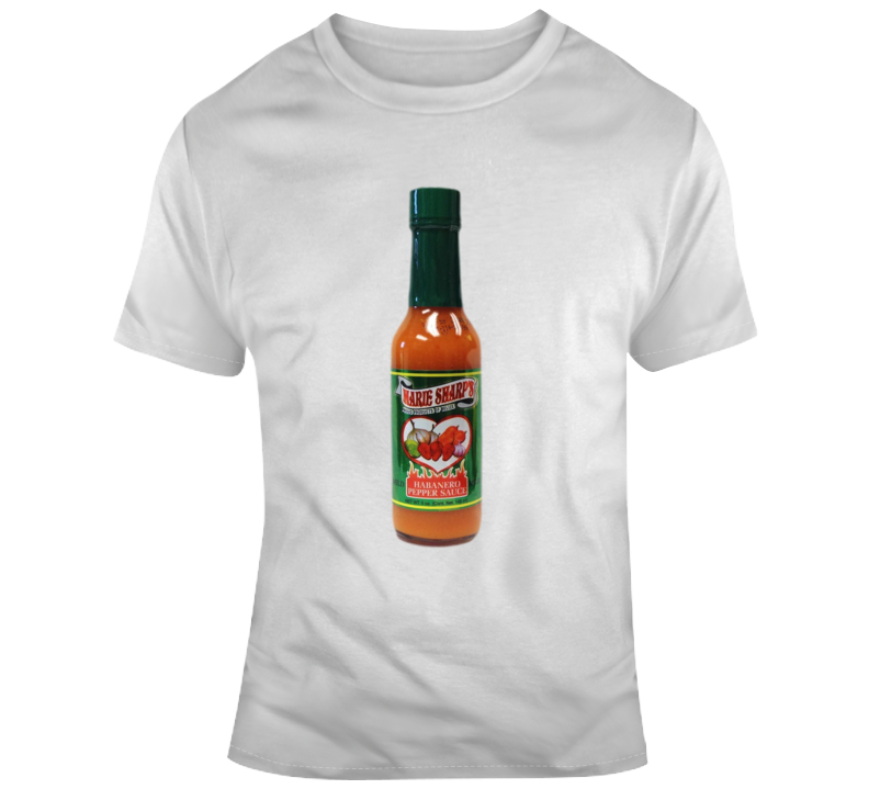 Marie Sharps Habanero Pepper Sauce Hot Sauce Lover T Shirt