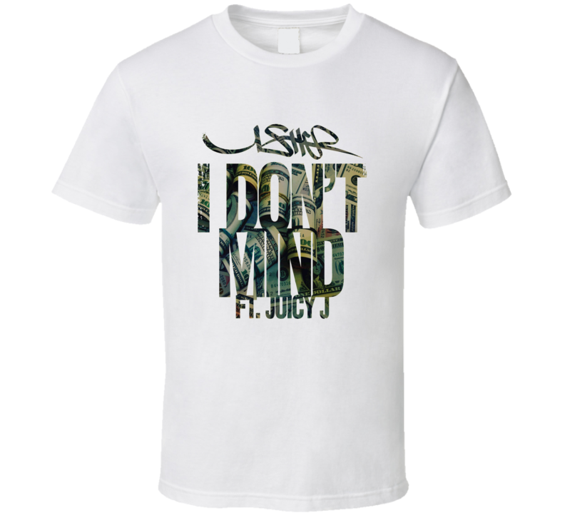 Usher Featuring Juicy J Ur Worn Look Album Cover T Shirt Usher Featuring Juicy J Ur Worn Look Album Cover T Shirt
