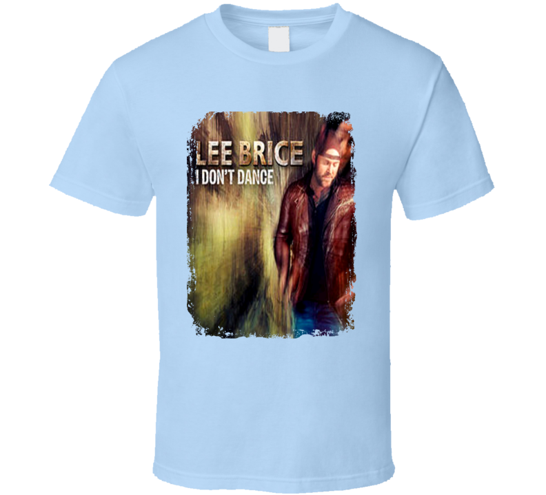 Lee Brice I Don t Dance Worn Look Album Cover T Shirt Lee Brice I Don t Dance Worn Look Album Cover T Shirt