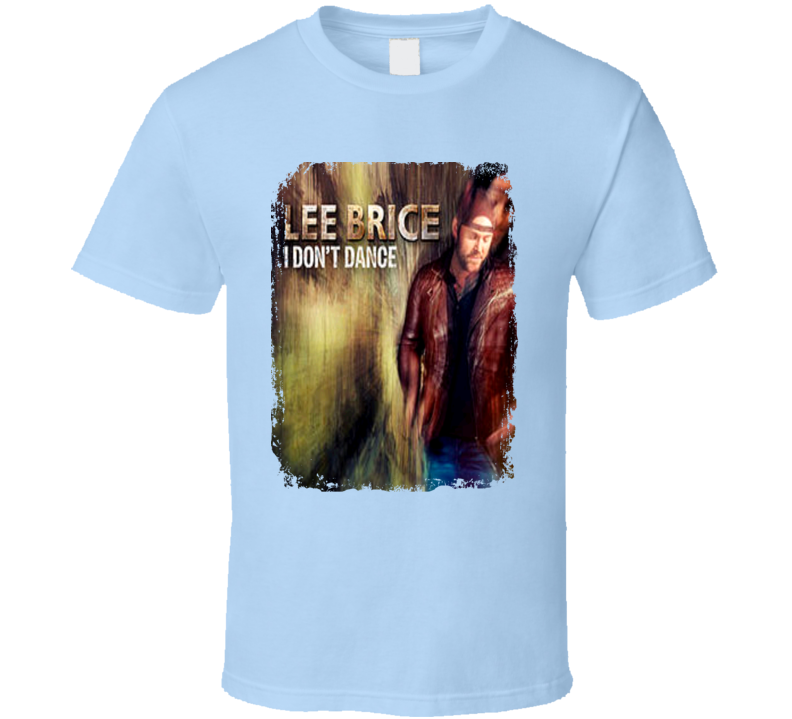 Lee Brice I Don t Dance Worn Look Album Cover T Shirt