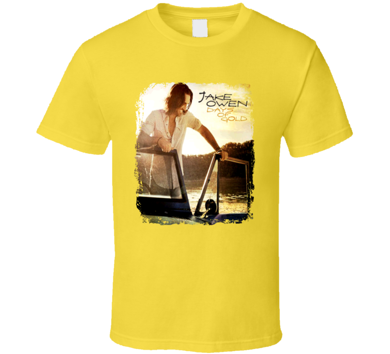 Jake Owen Days Of Gold Worn Look Album Cover T Shirt