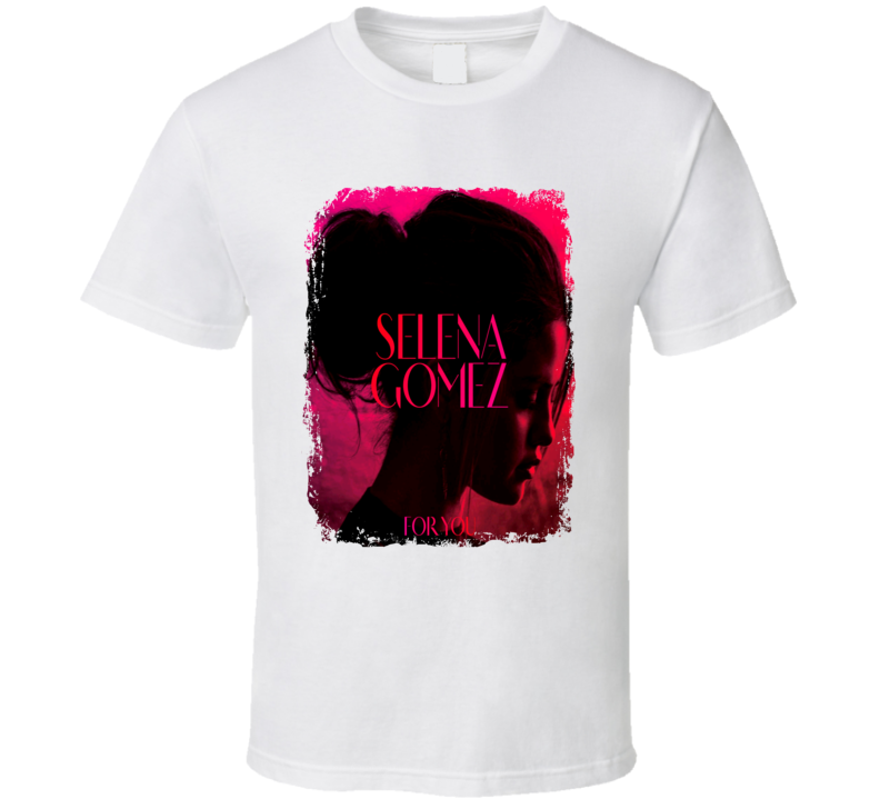 Selena Gomez For You Worn Look Album Cover T Shirt Selena Gomez For You Worn Look Album Cover T Shirt