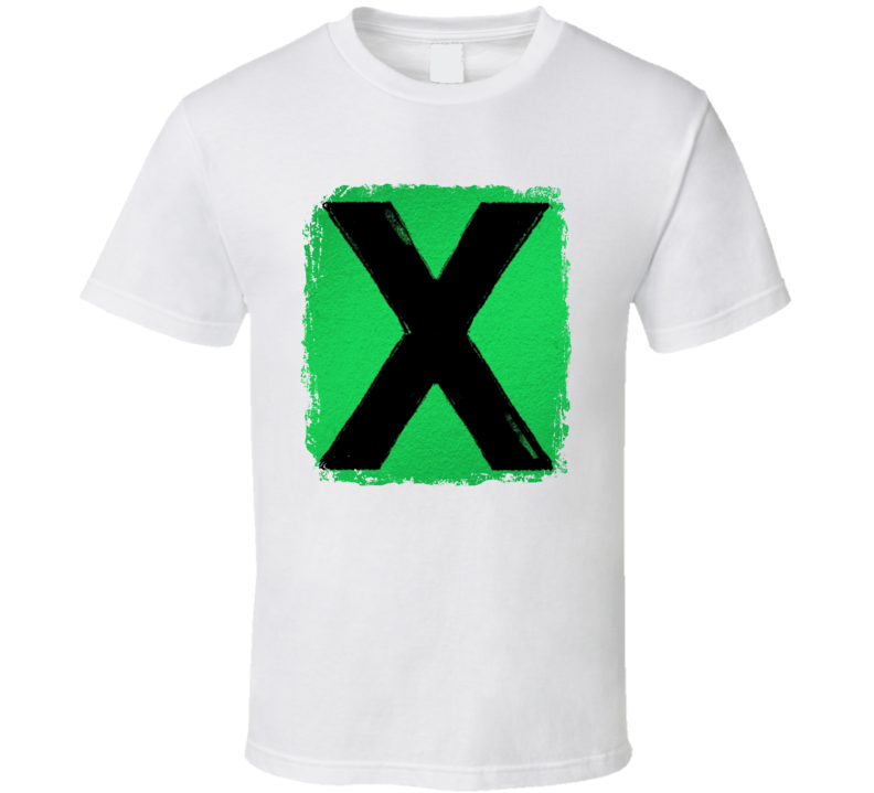 Ed Sheeran X Worn Look Album Cover T Shirt Ed Sheeran X Worn Look Album Cover T Shirt
