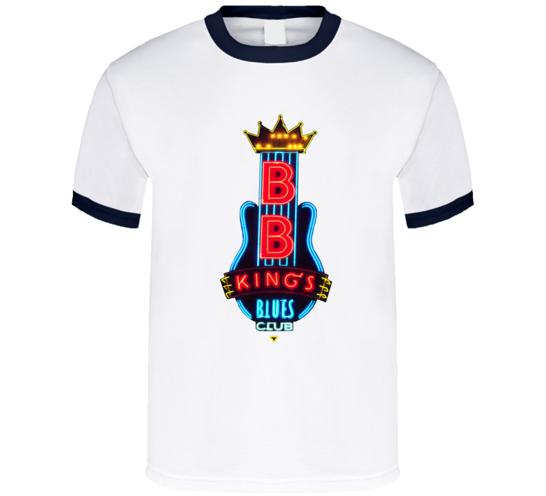 B.B. King's Blues Club Memphis Neon Sign T Shirt B.B. King's Blues Club Memphis Neon Sign T Shirt