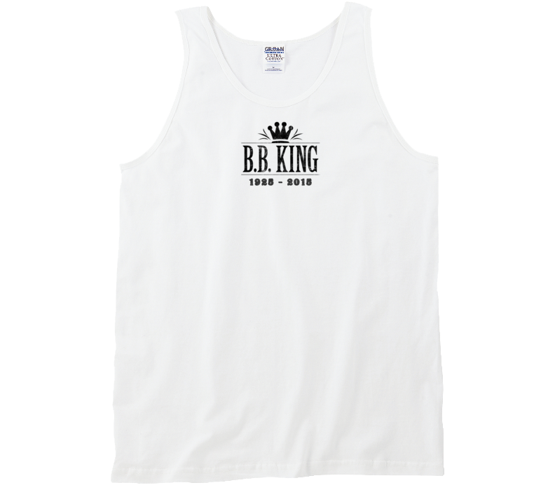 B.B. King of Blues Memorial Tribute Aged Look Tank Top Tanktop B.B. King of Blues Memorial Tribute Aged Look Tank Top Tanktop