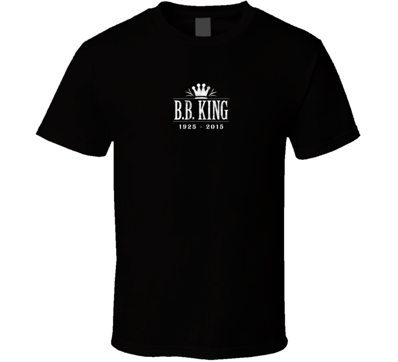 B.B. King of Blues Memorial Tribute Aged Look T Shirt B.B. King of Blues Memorial Tribute Aged Look T Shirt