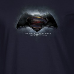 Batman V Superman Dawn of Justice Movie Logo Poster V-Neck T Shirt 10200141