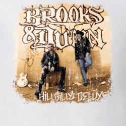 Brooks & Dunn Great Country Music Cool Artist Worn Look T Shirt 20733238