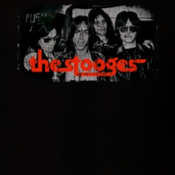 The Stooges Punk Rock Band Cool Worn Look Music T Shirt 20856524