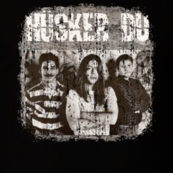 Husker DU Punk Rock Band Cool Logo Worn Look Music T Shirt 20863278