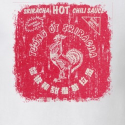 Sriracha sauce Kansas City Hot Sauce Lover Worn Look Fun Cool T Shirt 21780509