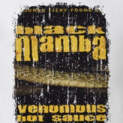 Black Mamba Costa Rica Hot Sauce Lover Worn Look Fun Cool T Shirt 21781789