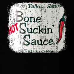 Bone Suckin Rib Rub Florida Hot Sauce Lover Worn Look Fun Cool T Shirt 21782778