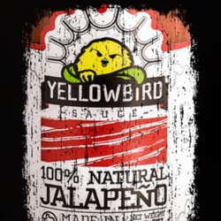Yellowbird Sauce USA Hot Sauce Lover Worn Look Fun Cool T Shirt 21793625