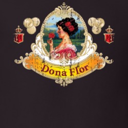 Dona Flor Brazil Cigar Smoker Fathers Day Worn Look Cool T Shirt 22052216
