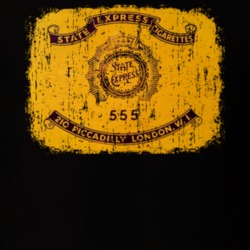 State Express 555 UK Cigarette Smoker Fathers Day Worn Look T Shirt 22880808