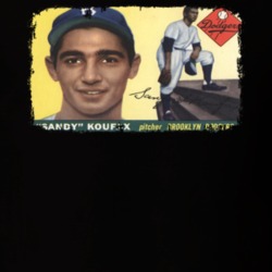 1955 Sandy Koufax Vintage Baseball Trading Card Worn Look Cool T Shirt 22979267