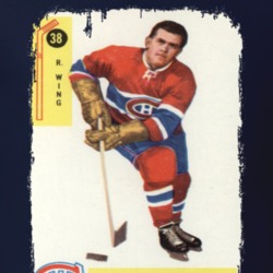 1957 Parkhurst Richard Vintage Hockey Trading Card Worn Look T Shirt 22987392
