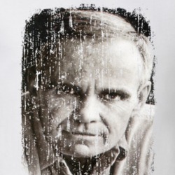 Cormac McCarthy Author Tribute Poster Worn Look Cool Writers T Shirt 25050458