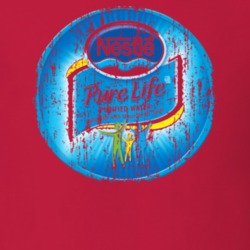 Nestle Pure Life Water Mineral Drink Worn Look Cool Beverage T Shirt 25238850