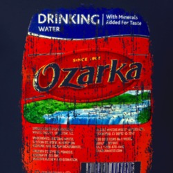 Ozarka Water Natural Mineral Drink Worn Look Cool Beverage T Shirt 25238857