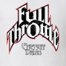 Full Throttle Energy Drink Caffine Beverage Worn Look Sports T Shirt 25379298