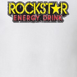 Rockstar Energy Drink Cool Caffeine Beverage Worn Look Sports T Shirt 25379305