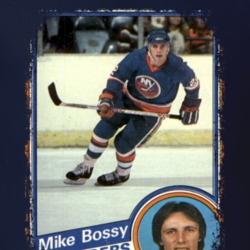 1984 Mike Bossy Vintage Hockey Trading Card Worn Look T Shirt 25978270