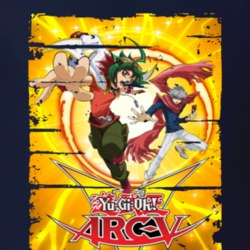 Yu-Gi-Oh! Arc-V Anime Battle Card Worn Look Cool T Shirt 26059277
