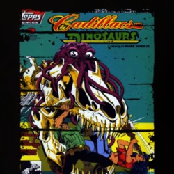 Cadillacs And Dinosaurs Cartoon Worn Look Animated Tv Series T Shirt 31140105