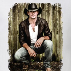 Tim Mcgraw Sundown Heaven Town Worn Look Album Cover T Shirt 8611017