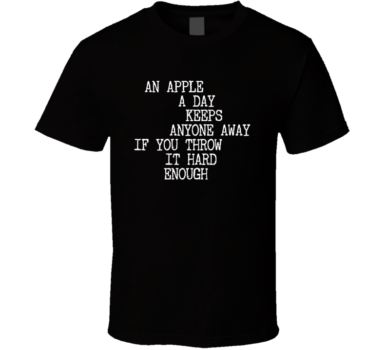 apple a day doctor funny cool boyfriend girlfriend t-shirt