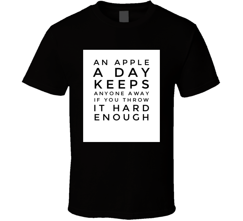 apple a day doctor funny cool boyfriend girlfriend t-shirt