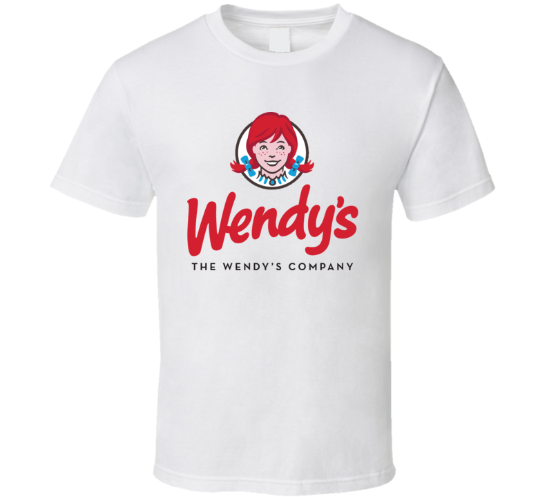 Wendy's Fast Food Restaurant Logo T Shirt Wendy's Fast Food Restaurant Logo T Shirt