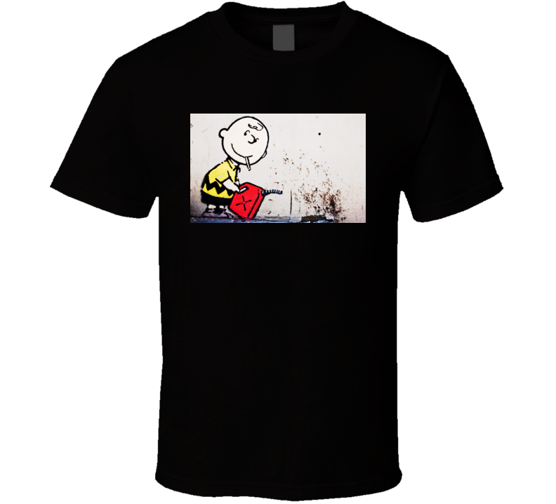 Banksy Snoopy Cartoon T Shirt