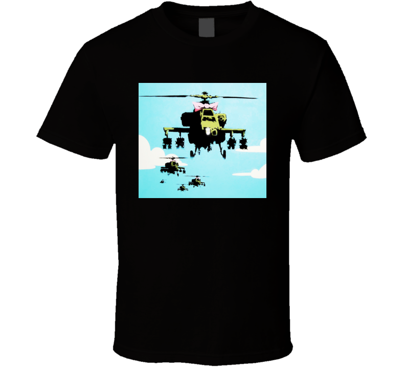 Banksy Helicopter Soldier T Shirt Banksy Helicopter Soldier T Shirt