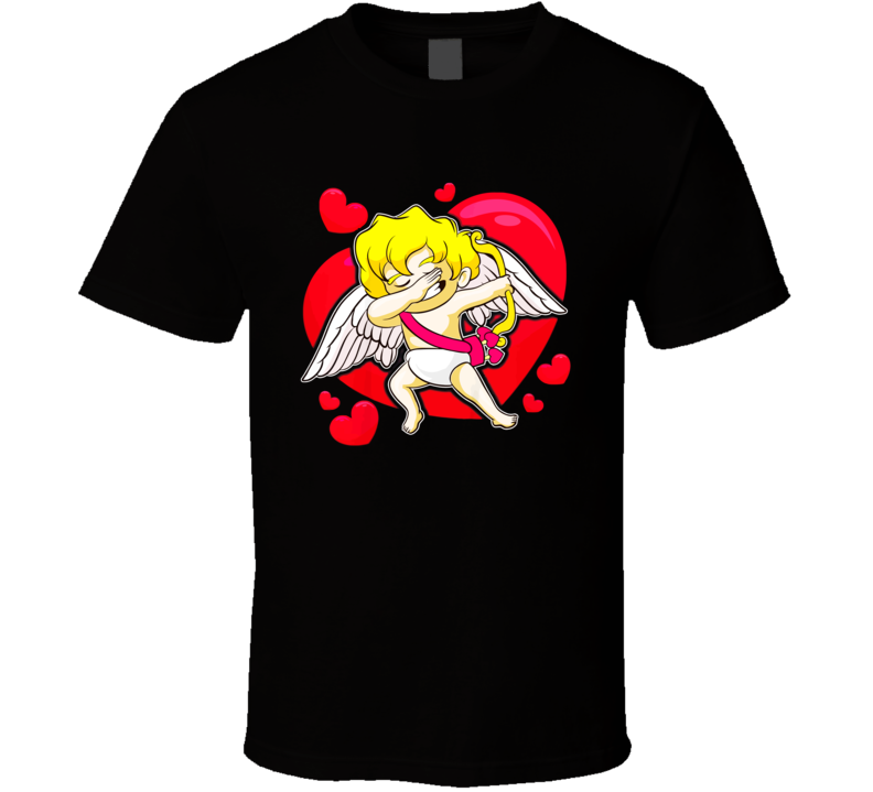 Valentines Day Cupid Dabbing Dance Cute T Shirt