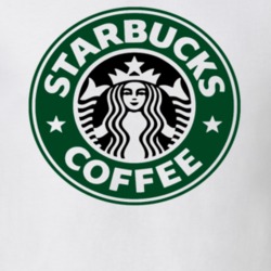 Men T Shirt Starbucks coffee America Vintage short sleeve soft cotton 1431240