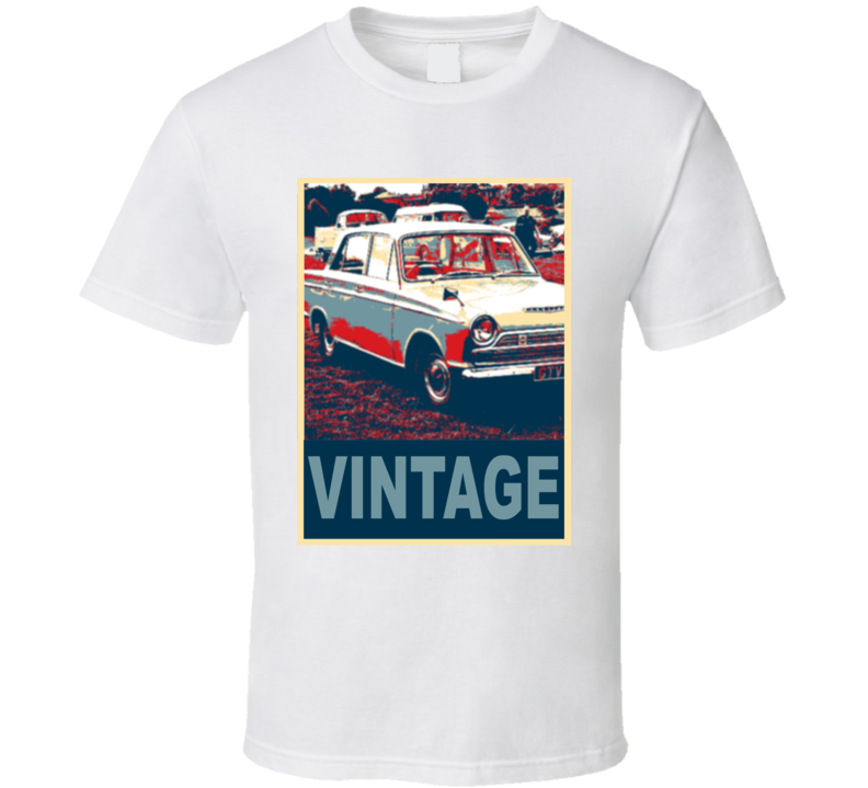 1965 Cortina Vintage Car Hope Style T Shirt